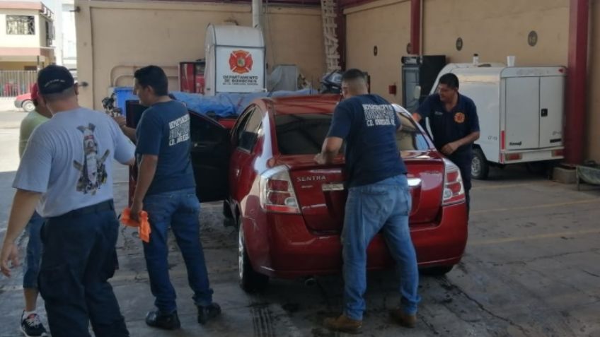 "Todos están invitados": Bomberos de Cajeme realizan carwash para apoyar a exelemento de la corporación 