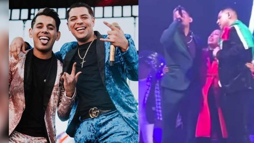 'El mundo a tus pies': Vocalistas de Grupo Firme suben a su mamá al escenario para esto