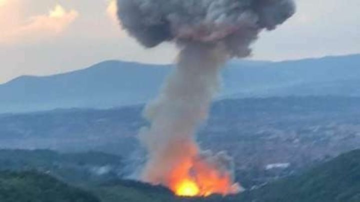VIDEO: Fuerte explosión en almacén de pólvora deja 3 heridos en Serbia