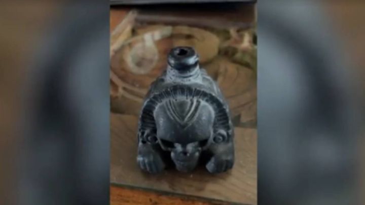 VIDEO: ¡Espeluznante! Estadounidense se sorprende al activar el silbato de la muerte azteca