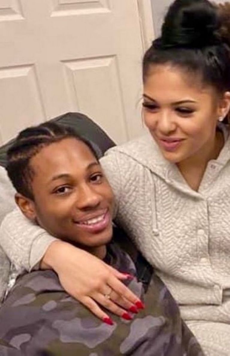 Shakur Pinnock y Chanté Hoosang se vieron involucrados en un accidente