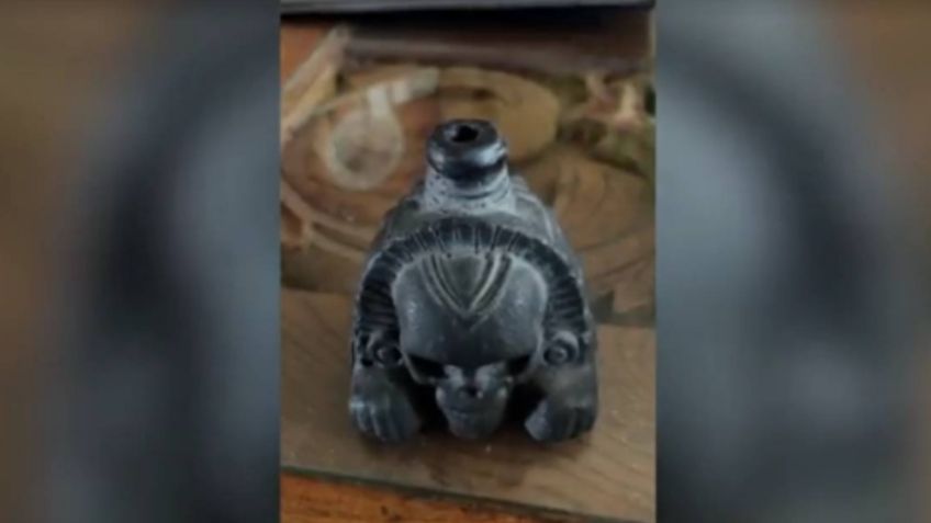 VIDEO: ¡Espeluznante! Estadounidense se sorprende al activar el silbato de la muerte azteca