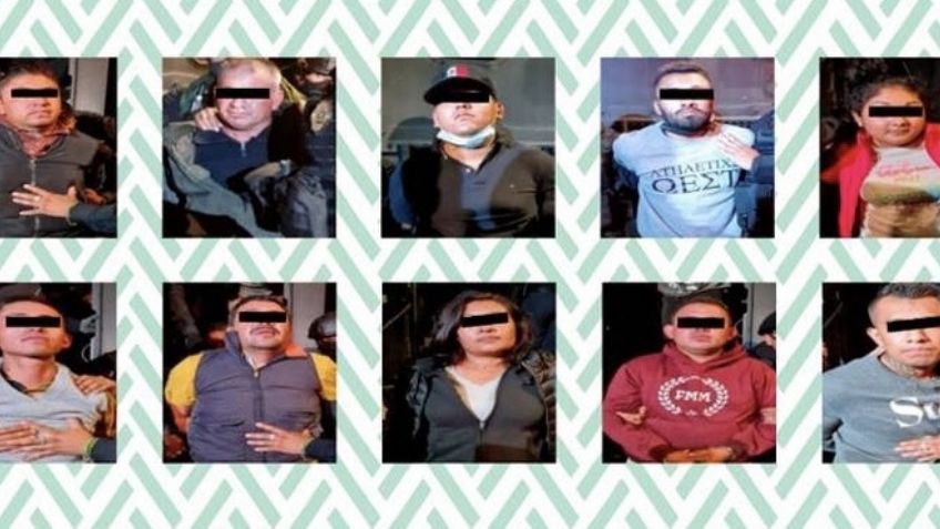 Detienen a 14 personas con armas y droga tras persecución policiaca en la CDMX