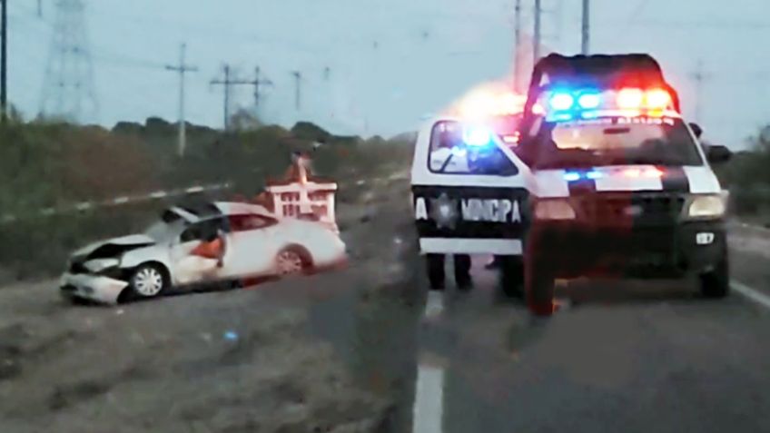 Amargo Día del Padre: Aparatosa volcadura deja por lo menos un muerto en el Valle de Empalme