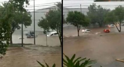 FOTOS: ¡Brutal! Pobladores de Edomex quedan atrapados tras fuertes lluvias e inundaciones