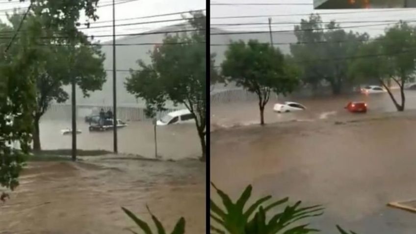 FOTOS: ¡Brutal! Pobladores de Edomex quedan atrapados tras fuertes lluvias e inundaciones