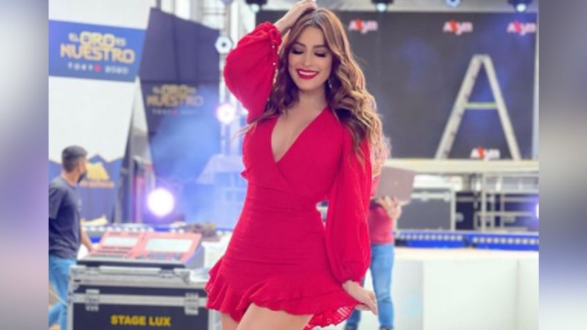 Cynthia Rodríguez vuelve a TV Azteca más guapa que nunca y luce tremendo 'outfit' en 'VLA'