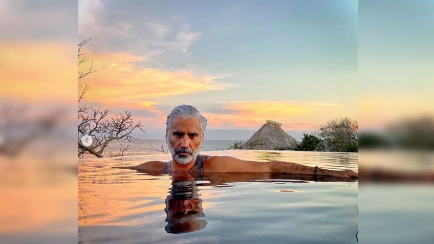 Alejandro Fernández 'El Potrillo' impacta en redes al dejarse ver de esta forma desde la playa
