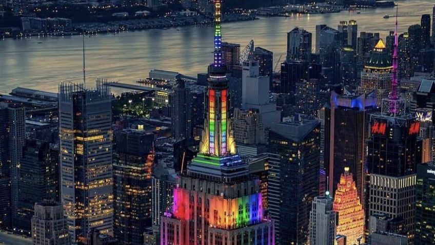 Edificios emblemáticos de Nueva York iluminarán con luces bandera LGBT+