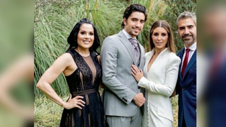 FOTO: Así de juvenil lució América Guinart en la boda de su hijo con Alejandro Fernández