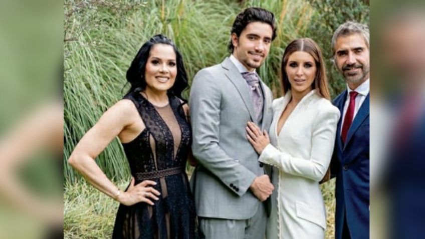 FOTO: Así de juvenil lució América Guinart en la boda de su hijo con Alejandro Fernández