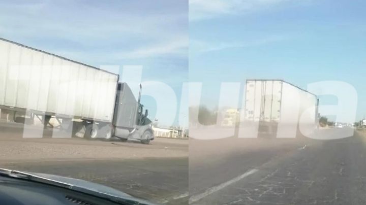 "Si me paro, me matan": Chofer de tráiler denuncia agresión en bloqueo yaqui por no pagar la cuota