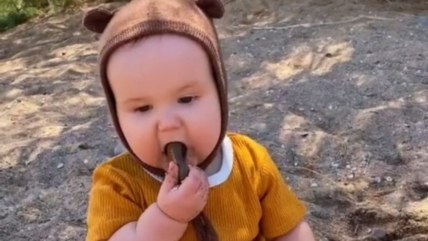 Madre vegana permite que su hija come tierra y piedras: "Confío en la naturaleza"