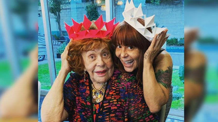Alejandra Guzmán presume su amor por Silvia Pinal y nietas de la actriz reaccionan
