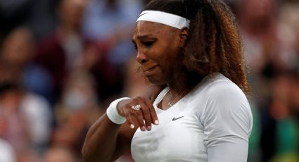 Entre lágrimas, Serena Williams se despide en la primera ronda de Wimbledon