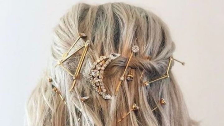 Luce espectacular con estos peinados para cabello corto con broche