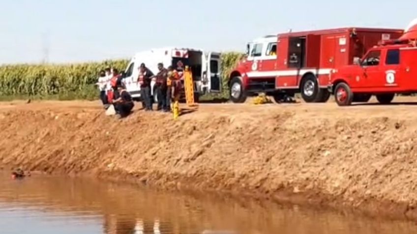 Encuentran cadáver esquelético en canal del Valle del Yaqui; llevaba meses bajo el agua