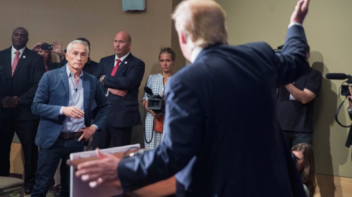 El tenso encuentro entre el periodista Jorge Ramos y el expresidente Donald Trump