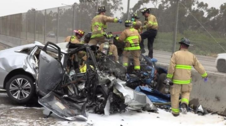 Brutal choque deja tres personas fallecidas en carretera Interestatal de San Ysidro