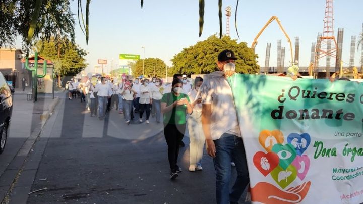 UMAE Cajeme organiza marcha de concientización sobre la donación de órganos