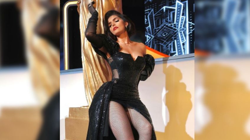 ¡Al aire! Ana Bárbara sufre tremendo accidente con su escotado vestido: VIDEO