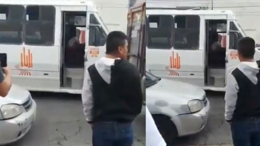 FUERTE VIDEO: ¡A sangre fría! Sicarios acribillan a chofer de microbús; cae muerto en el volante