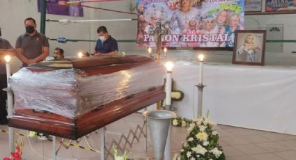 Luto en los encordados; dan último adiós al luchador Pasión Kristal en Tabasco