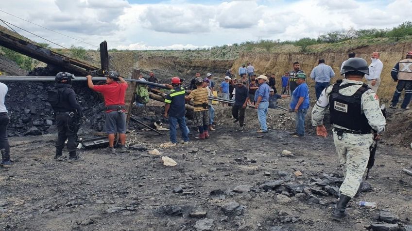 Tragedia en la mina de Múzquiz: Rescatan el cadáver de uno de los 7 mineros atrapados