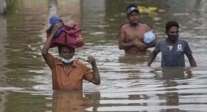 Sepultados y ahogados: Mueren 14 personas en Sri Lanka por lluvias torrenciales