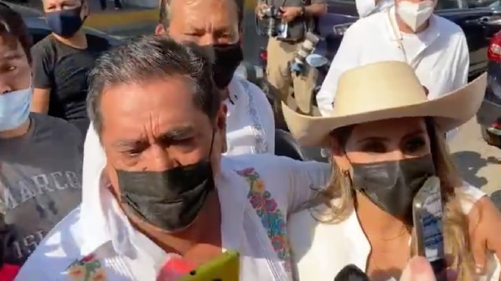 Elecciones 2021: Félix Salgado Macedonio acude a votar con su hija, Evelyn, en Guerrero