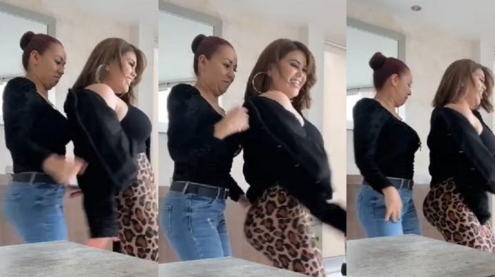 "Está mejor la mamá": 'Gomita' deja en shock a TikTok al bailar al lado de su "delgada" madre