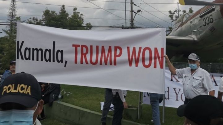 "Trump won": Reciben a la vicepresidenta Kamala Harris con protestas en Guatemala