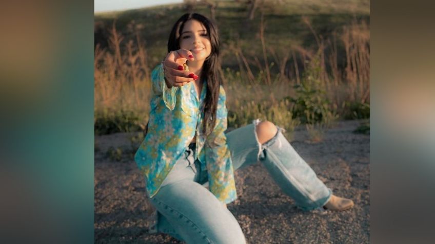 ¡Irresistible! Ángela Aguilar se roba hasta las miradas en coqueto 'outfit' negro