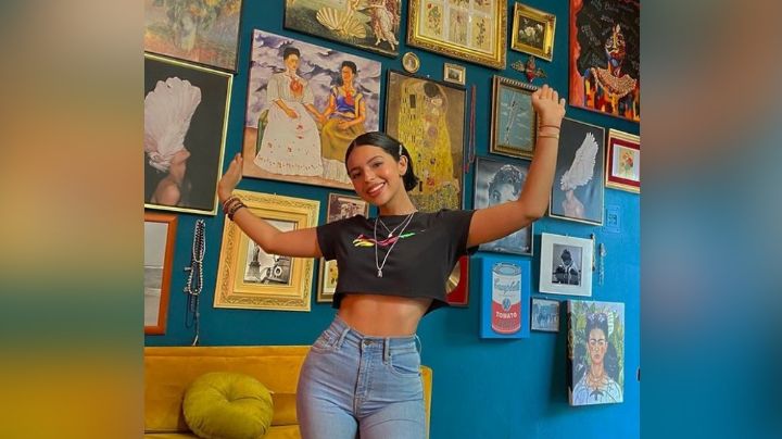 Ángela Aguilar se roba hasta los corazones en Instagram con entallado 'outfit'