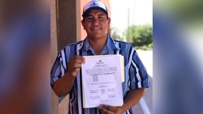 Tras ser rechazado por Morena, Edgar Aarón Palomino gana alcaldía en Sonora sin tener registro