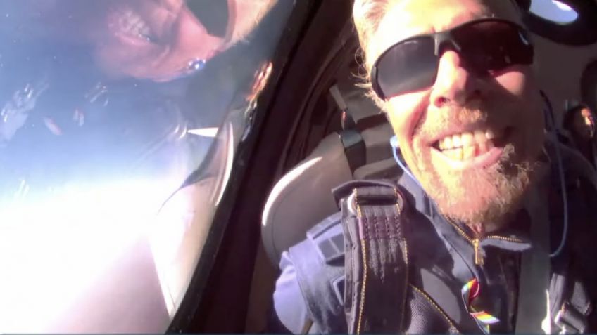 (VIDEO Y FOTOS) Virgin Galactic: Así fue el increíble vuelo de Richard Branson al espacio