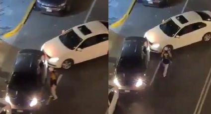 VIDEO: ¡De no creerse! Con un bate, sujeto golpea a coche y chofer; se estacionó en su entrada