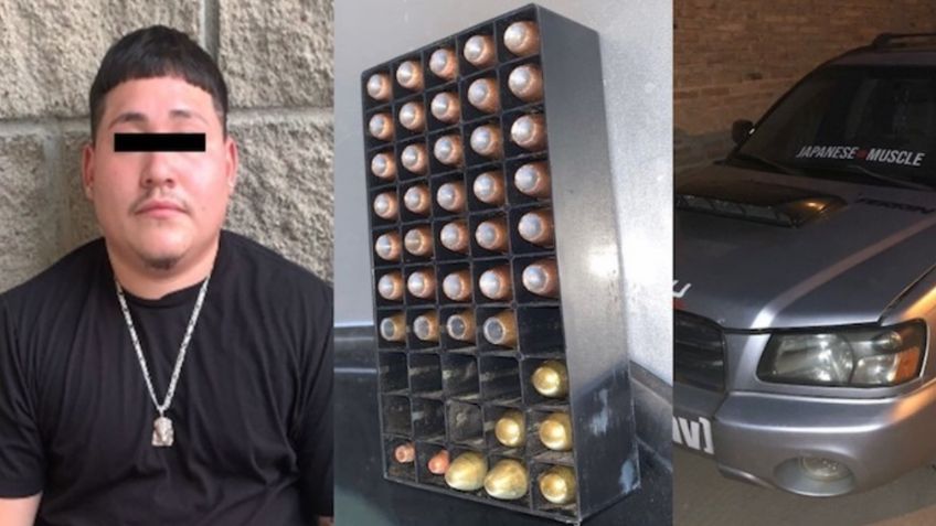 Cae Esteban en frontera Sonora-Arizona; intentó cruzar con 42 cartuchos de arma de fuego