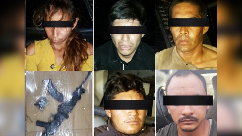 Capturan a cinco presuntos sicarios en Empalme; les incautan armas largas y equipo táctico