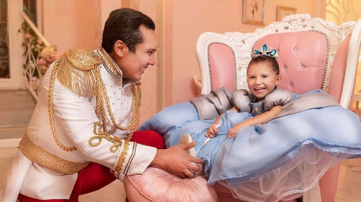 ¡Como una película de Disney! Así celebró Edwin Luna, el cumpleaños de su hija Gianna