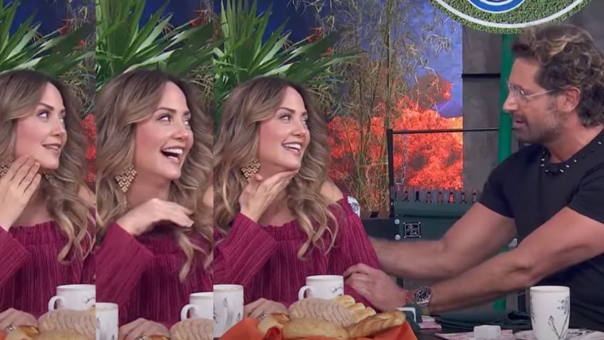 ¡Golpe a Irina Baeva! Gabriel Soto le 'coquetea' a Andrea Legarreta al aire en 'Hoy': "Qué bárbara"