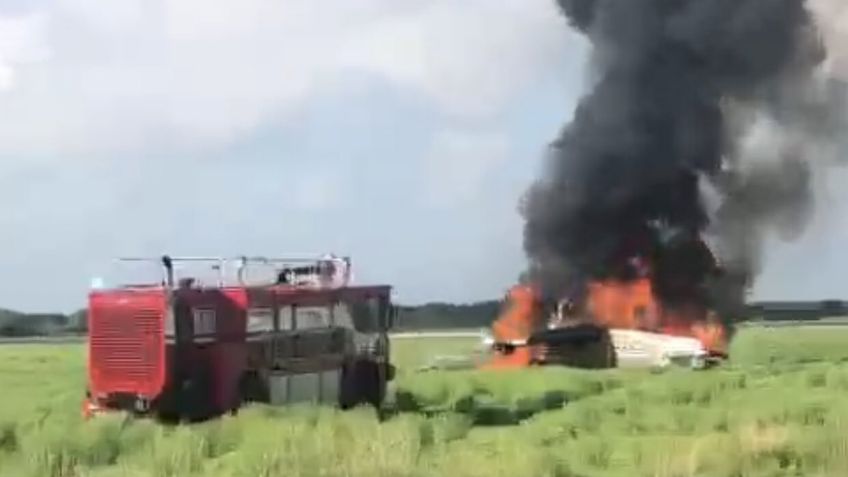 (VIDEO) Brutal tragedia: Aeronave se desploma en Durango; hay heridos y víctimas mortales