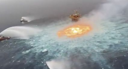 (VIDEO) Arde plataforma de Pemex Ku Charly: Así fue el impresionante incendio