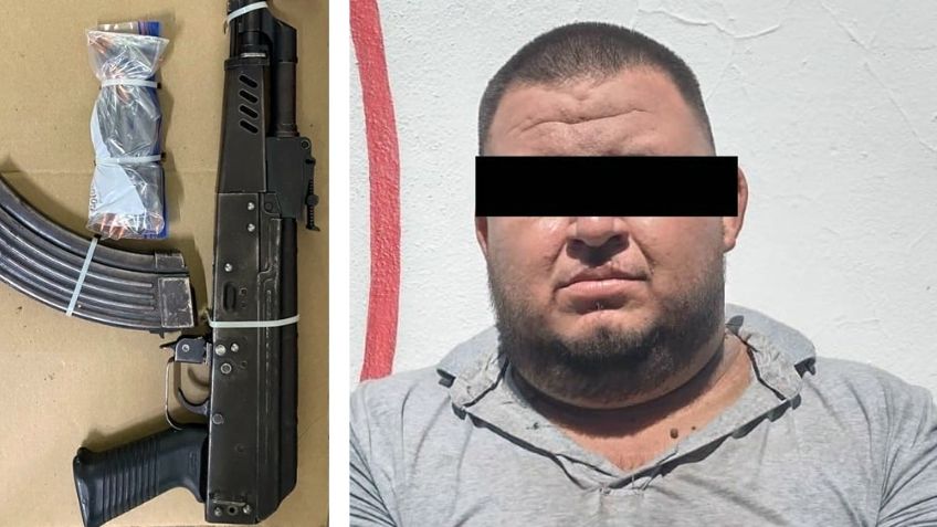 Atrapan a presunto sicario en carretera de Navojoa; transportaba armas de alto poder