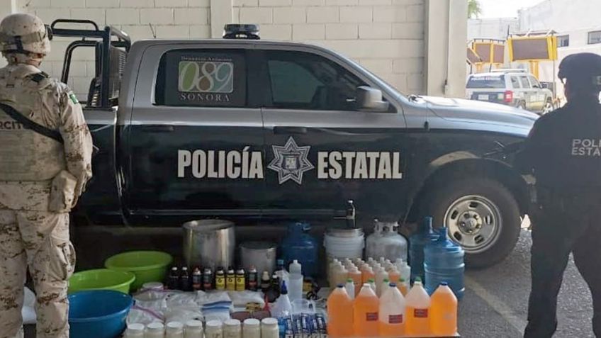 Descubren dos laboratorios clandestinos en Hermosillo; estaban ocultos entre la maleza