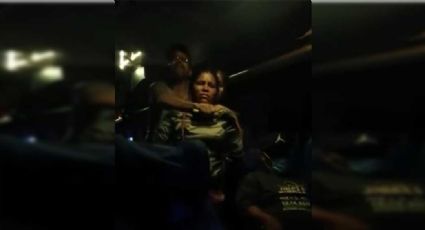 (VIDEO) "Prendan el aire": Hombre toma de rehenes a pasajeros de un autobús en Cajeme
