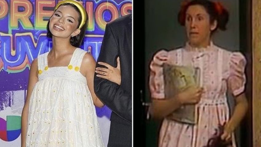 ¡Míralo eh! Tunden a Ángela Aguilar en redes; la comparan con 'La Popis' de 'El Chavo del 8'