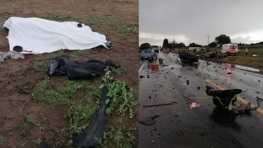 Devastador choque en carretera México-Veracruz deja 2 víctimas fatales