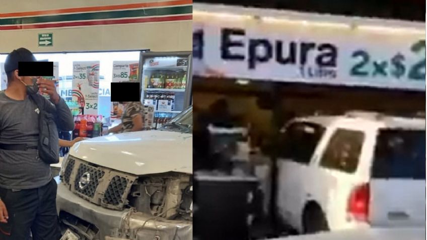 VIDEO: ¡De no creerse! Camioneta colisiona contra tienda y atropella a Rosa y a su hijo de 7 años