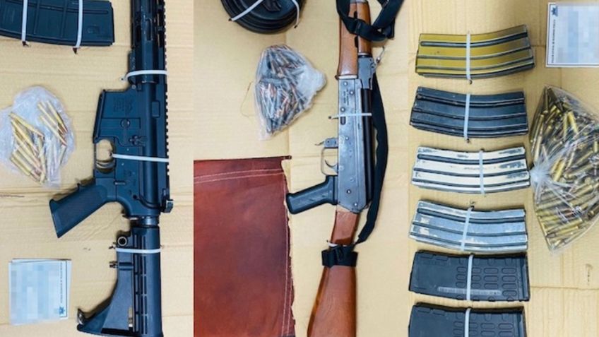 Descubren armamento y equipo táctico al interior de camioneta abandonada en Navojoa